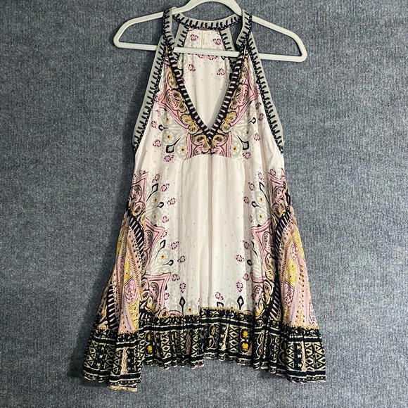 Free People White and Black Mini Dress - Picture 2 of 13